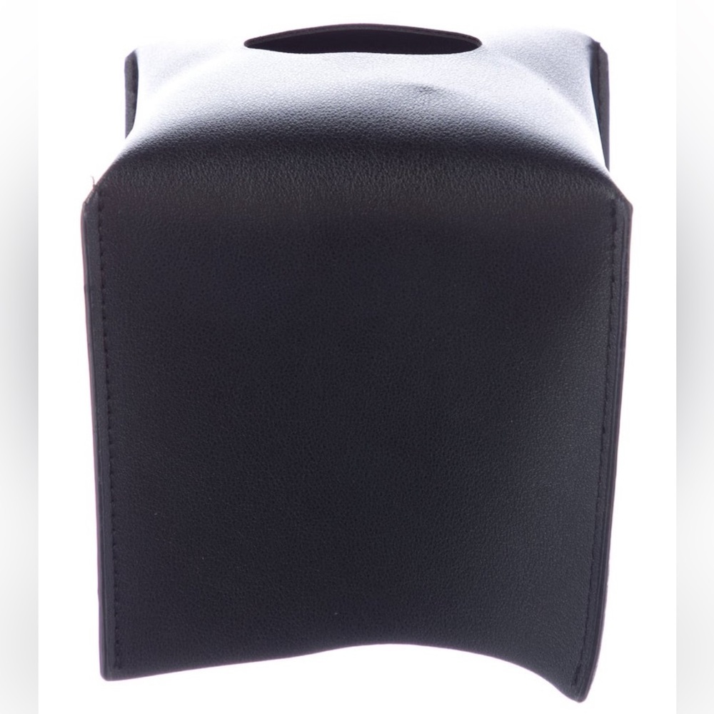 Nicole Sassaman Leather Tissue Box Cover